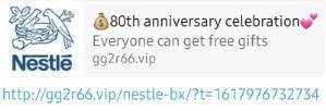 Update April 2021 - Fake news on Nestlé 80th anniversary
