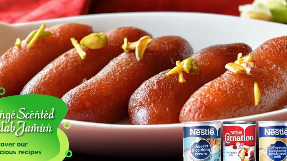 Orange scented Gulab Jamun