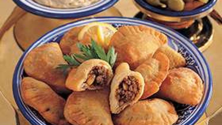 Sambousek à la viande frite