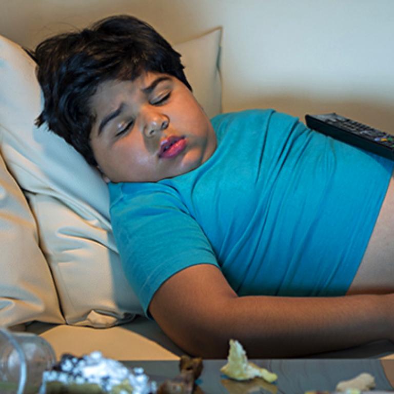 Problème de surpoids chez les enfants