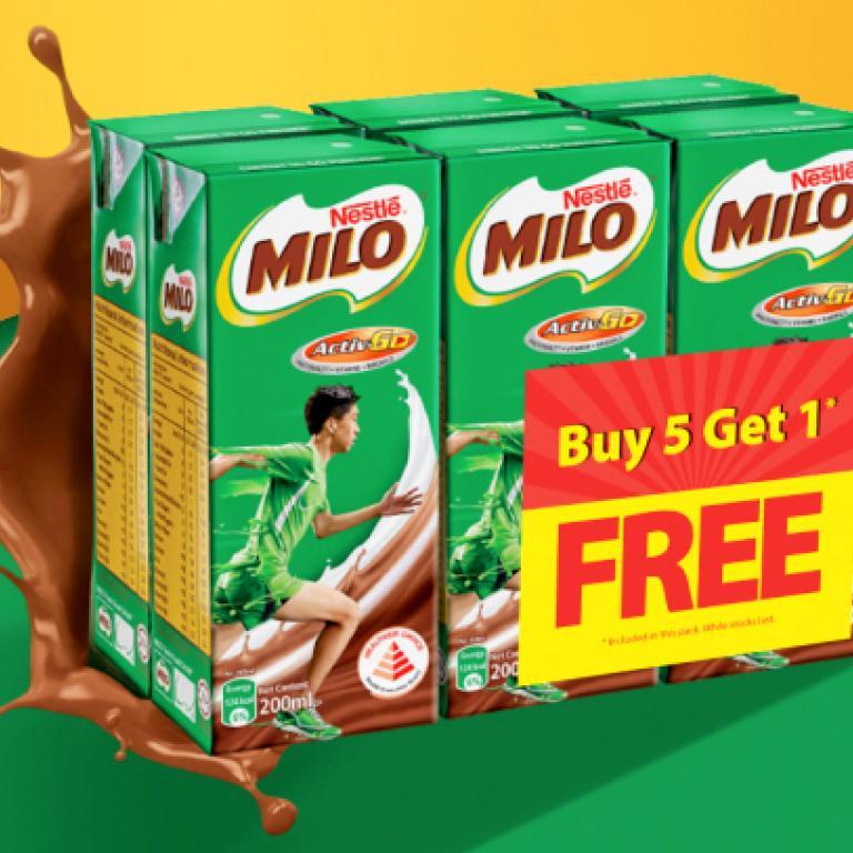 NESTLÉ MILO Ready-to-drink multipack promo