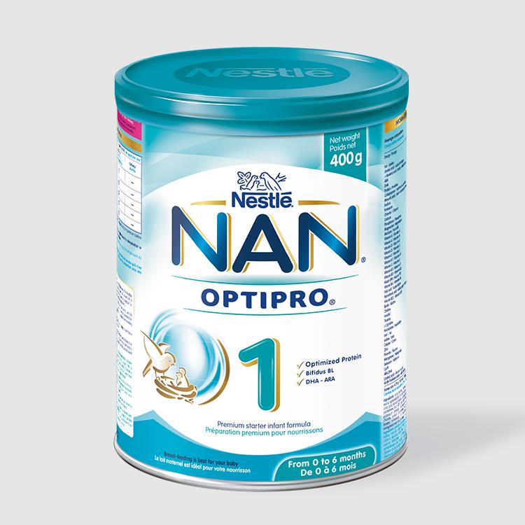 Nestlé Opti-Pro NAN 1, Starter Milk Formula from 0 to 6 Months, 190 ml /  6.42 oz Liquid Tetra-Brick (pack of 3) - Pampa Direct